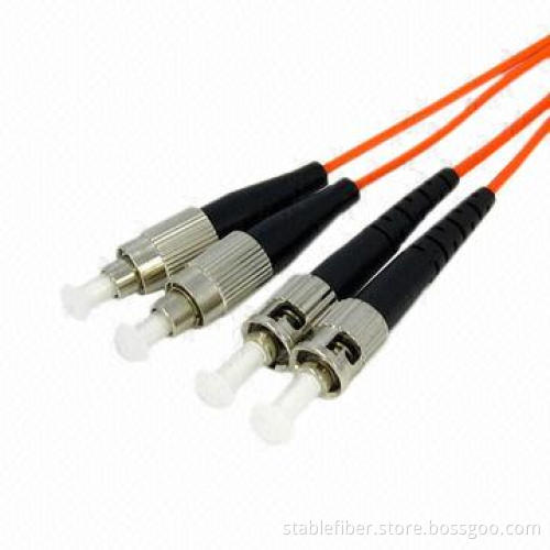 MM Simplex and Duplex FC/SC Fiber-optic Patch Cord with -40 to 85°C Operating Temperature